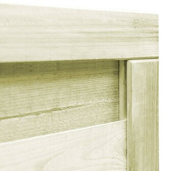 Poort 100x75 cm ge&iuml;mpregneerd grenenhout groen 4