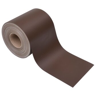 Tuinscherm 35x0,19 m PVC bruin 4