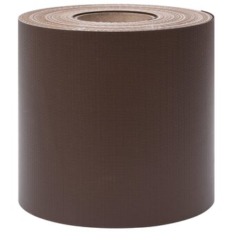 Tuinscherm 35x0,19 m PVC bruin 5
