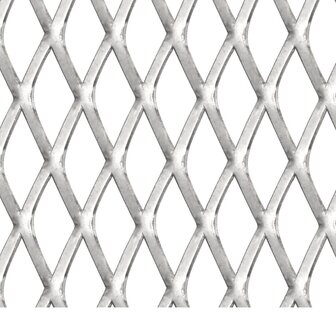 Draadhek 50x50 cm 45x20x4 mm roestvrij staal 3