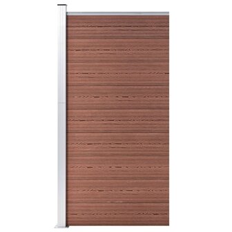 Schuttingpaneel 95x186 cm HKC bruin 1