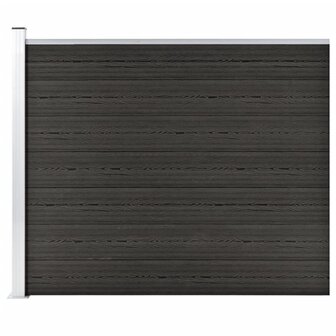 Schuttingpaneel 175x146 cm HKC grijs 1