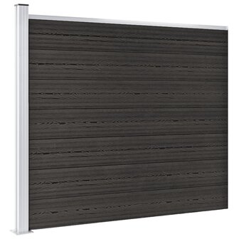 Schuttingpaneel 175x146 cm HKC grijs 2