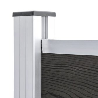 Schuttingpaneel 175x146 cm HKC grijs 5