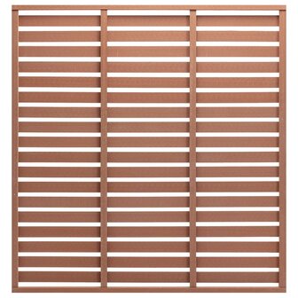Schuttingpaneel 180x180 cm HKC bruin 1