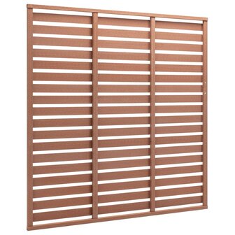 Schuttingpaneel 180x180 cm HKC bruin 2