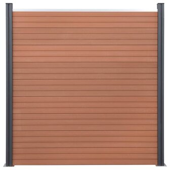 Schuttingpaneelset 872x186 cm HKC bruin 4