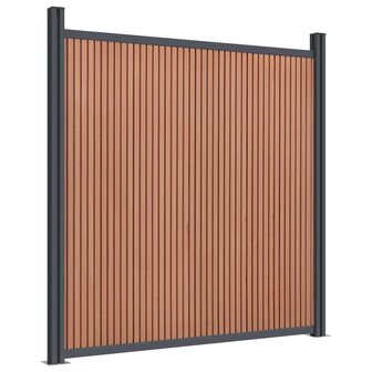 Schuttingpaneel 526x186 cm HKC bruin 4