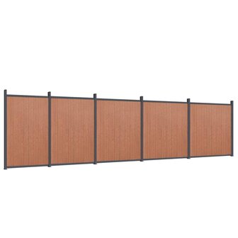 Schuttingpaneel 872x186 cm HKC bruin 2