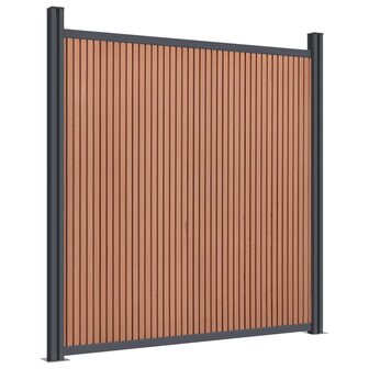 Schuttingpaneel 872x186 cm HKC bruin 4