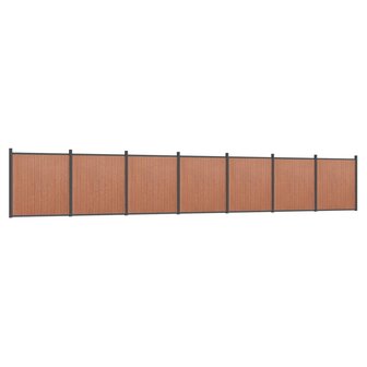 Schuttingpaneel 1218x186 cm HKC bruin 2