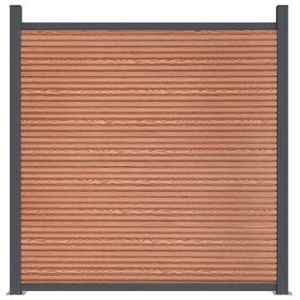 Schuttingpaneel 1218x186 cm HKC bruin 5