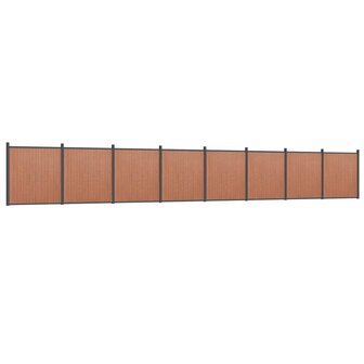 Schuttingpaneel 1391x186 cm HKC bruin 2