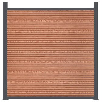 Schuttingpaneel 1737x186 cm HKC bruin 5