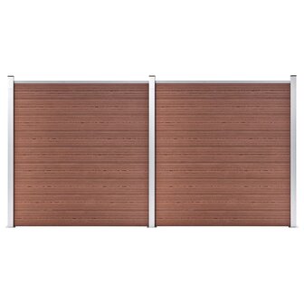 Schutting 353x186 cm HKC bruin 1