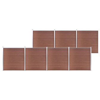 Schutting 1218x186 cm HKC bruin 1