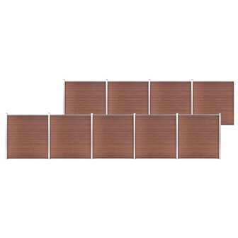 Schutting 1564x186 cm HKC bruin 1
