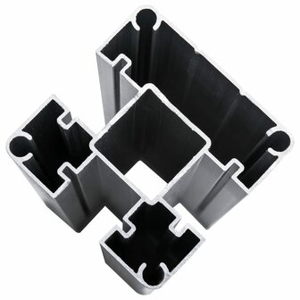 Schuttingpanelenset 872x146 cm HKC zwart 8