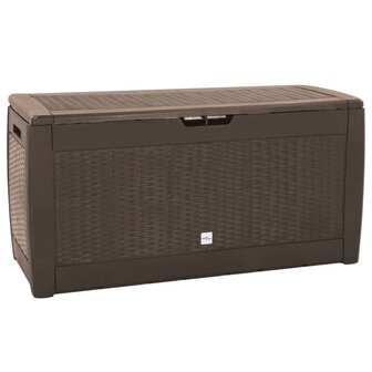 Tuinbox 119x48x60 cm polypropeen bruin 1