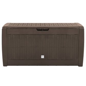Tuinbox 119x48x60 cm polypropeen bruin 2
