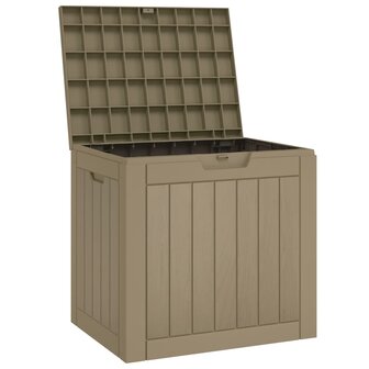 Tuinbox 55,5x43x53 cm polypropeen grijs 4