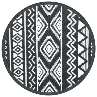 Buitenkleed ARAKIL &Oslash;120 cm polypropeen zwart 2