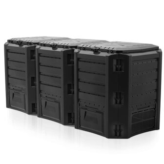 Nature Compostbak zwart 1200 L 2