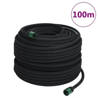 Druppelslang 0,6&amp;apos;&amp;apos; 100 m rubber zwart 1