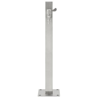 Tuinwaterkolom vierkant 65 cm roestvrij staal 4