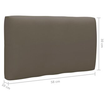 Tweezitsbank pallet met kussens ge&iuml;mpregneerd grenenhout 7