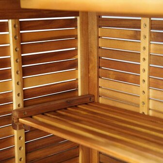 Bartafel 110x50x105 cm massief acaciahout 9