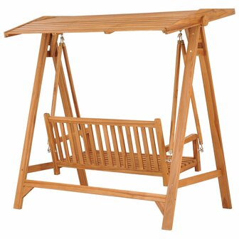Schommelbank 170 cm massief teakhout  3