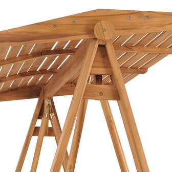 Schommelbank 170 cm massief teakhout  5