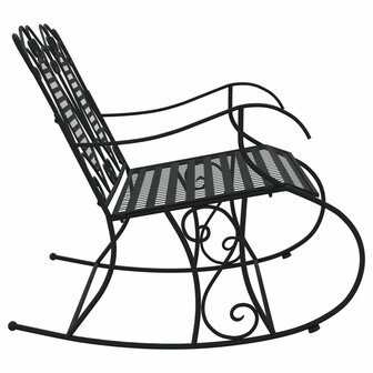 Schommelbank 2-zits 113 cm staal zwart 4