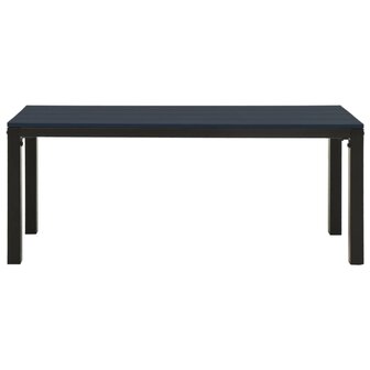 Tuinbank 110 cm staal en HKC zwart 3