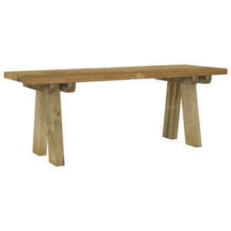 Tuinbank 110 cm ge&iuml;mpregneerd massief grenenhout 2