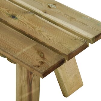 Tuinbank 110 cm ge&iuml;mpregneerd massief grenenhout 5