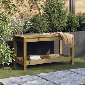 Tuinbank 82,5x35x45 cm ge&iuml;mpregneerd grenenhout 1