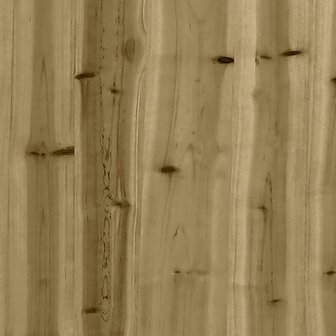 Tuinbank schanskorfontwerp 83x44x42 cm ge&iuml;mpregneerd hout 7