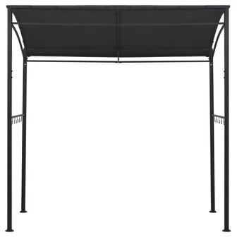 Barbecue paviljoen 215x150x220 cm staal antraciet 4