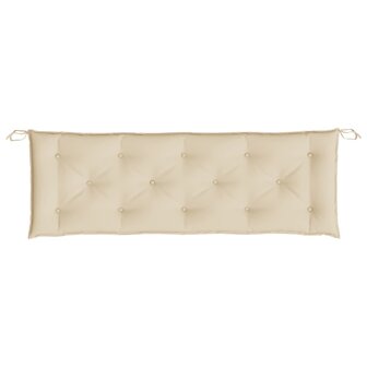 Tuinbankkussen 150x50x7 cm oxford stof beige 4