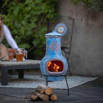 RedFire Haard Colima klei zeeblauw/rood 86031 1