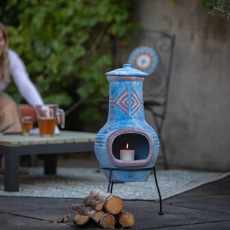 RedFire Haard Colima klei zeeblauw/rood 86031 8
