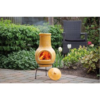 RedFire Haard Tampico 31x31x68 cm klei geel 3