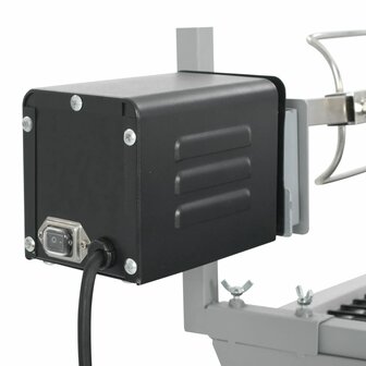 Draaispit barbecue ijzer en roestvrij staal 6