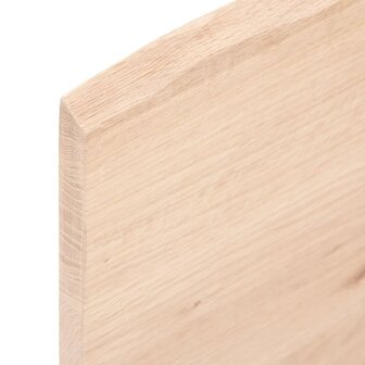 Wastafelblad 40x30x2 cm onbehandeld massief hout 5