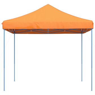 Partytent inklapbaar pop-up 292x292x315 cm oranje 3