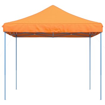 Partytent inklapbaar pop-up 292x292x315 cm oranje 4