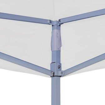 Partytent professioneel inklapbaar 2x2 m staal wit 3