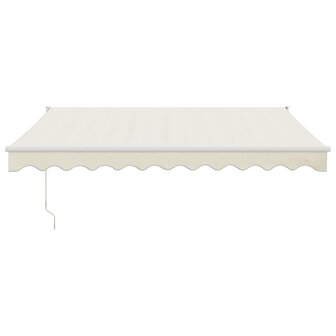 Luifel automatisch uitschuifbaar 3x2,5 m cr&egrave;mekleurig 3